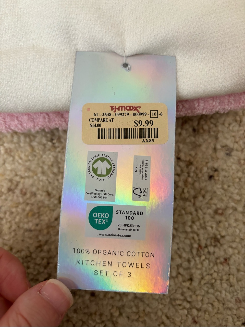 NWT Set of 3 Christmas Kitchen Towels - Picture 4 of 4